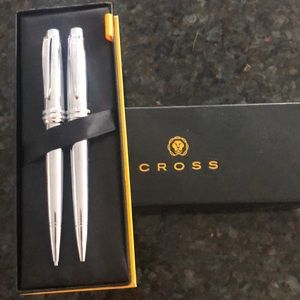 Cross pen and pencil set.